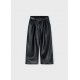 Παντελονι μακρυ pu wide leg