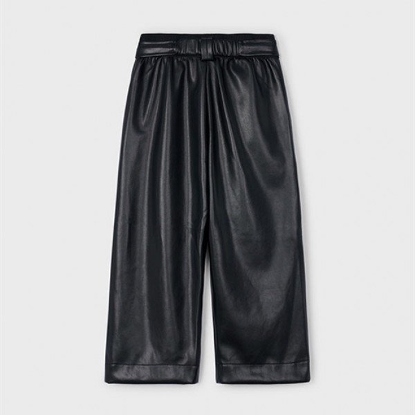 Παντελονι μακρυ pu wide leg