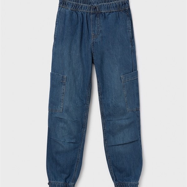 Παντελονι denim cargo parachu