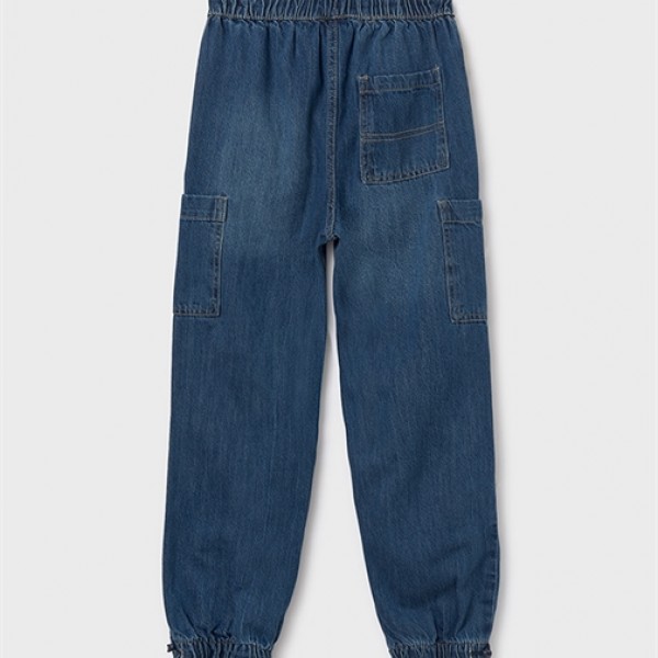 Παντελονι denim cargo parachu