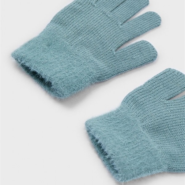 Γαντια πλεκτα γουνα